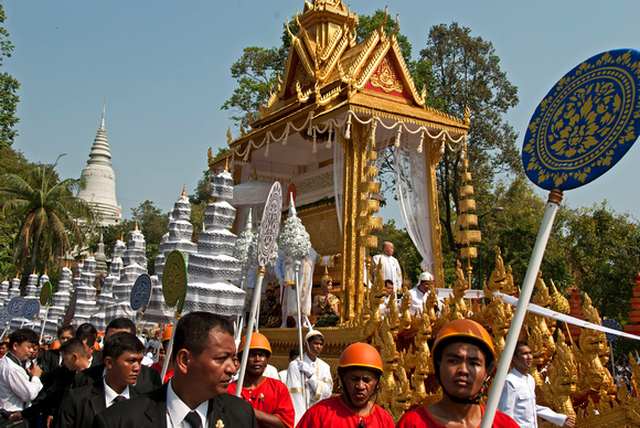 King Sihanouk casket
