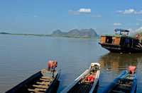 Boats on the Salween River