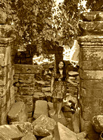Angela at Banteay Chhmar