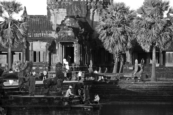 Angkor Wat.B&W