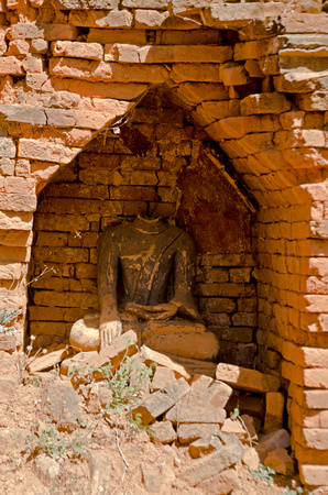 Headless Buddha statue
