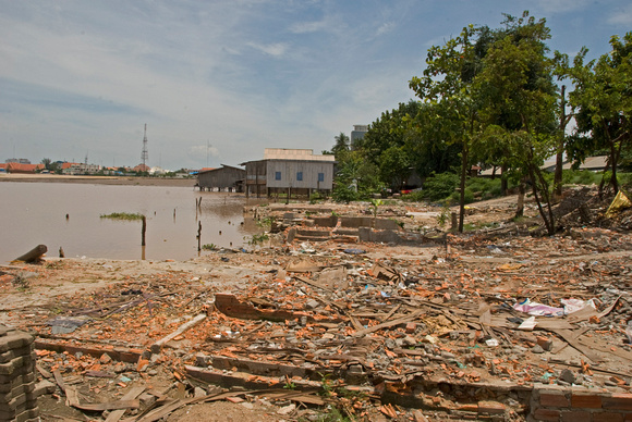 Whats left of the community at Boeng Kak Lake