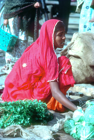 Girl at Market in Jaipur