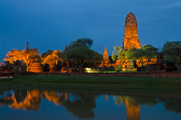 Wat Phra Ram- Sunset