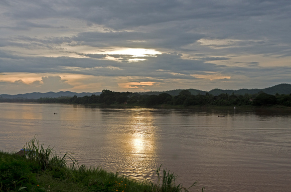 Mekong at sunset