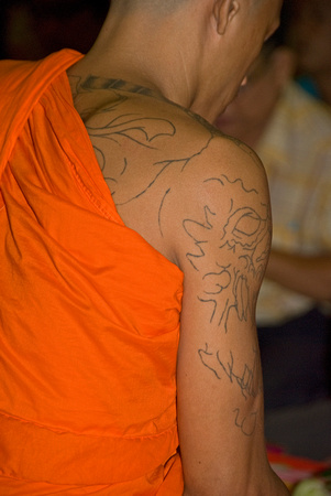 Monk with Tatoo