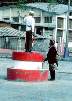 Chinese Policeman in Lhasa