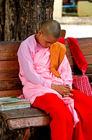 Resting Novice monk