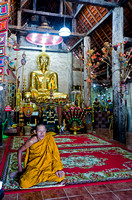 Monk in 350 year old Wat
