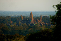 Sunset at Angkor Wat from Phnom Bakheng