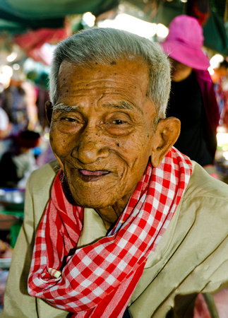 Old man in Market