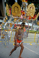 Pins & Needles. Thaipursan Hindu festival, Singapore