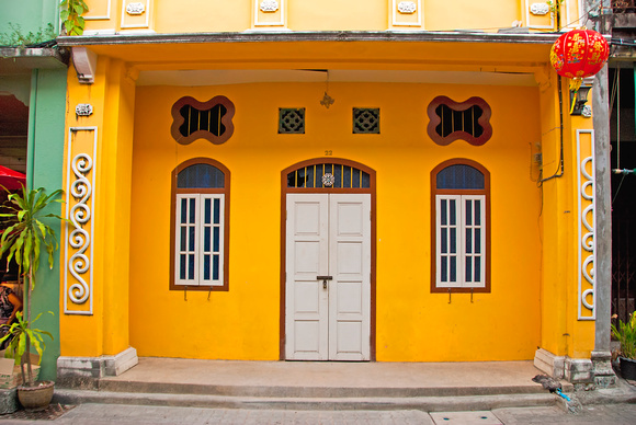 White door-Yellow wall #22