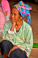 Market lady Laos