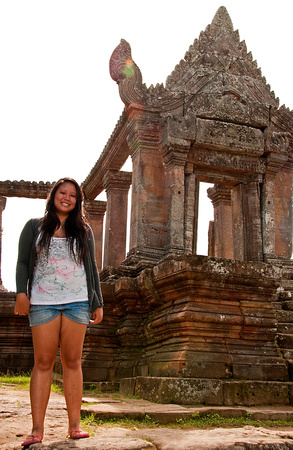 Angela at Preah Vihear