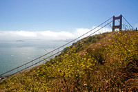 Golden Gate bridge from Fort Baker