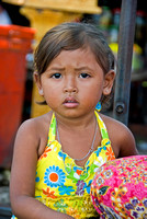 Young girl at Boeng Kak slum