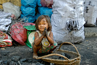 Charcoal girl in Phnom Pehn