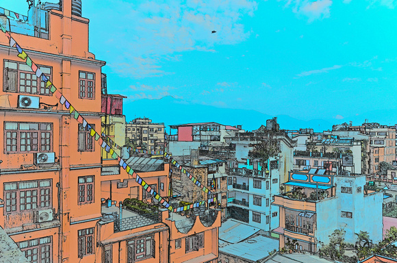 rooftop painting