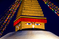 Bodhnath Buddha eyes
