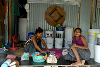 Burmese in camp in Kamala