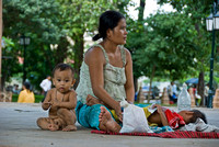 Family at Wat Phnom