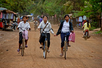 Cycling is the best way around town, Cambodia