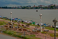 View from the apt looking towards Phnom Penh