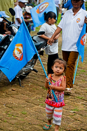 Young CNRP supporter
