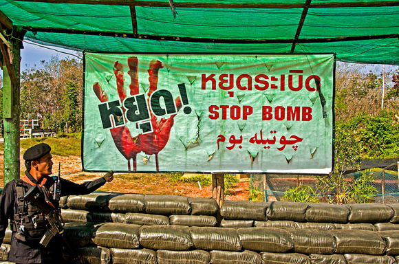 Stop bombs in the south.