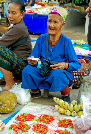 Lady in Muang Sing Market