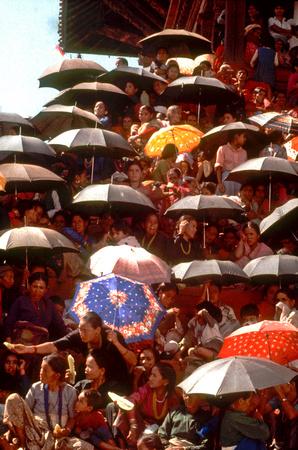 Umbrellas at Durbar Marg