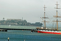Alcatraz with Boat