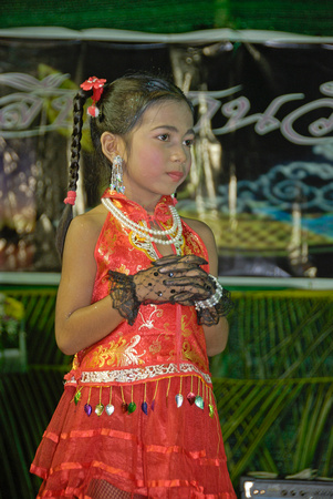 Young dancer at Loy Krathong Festival