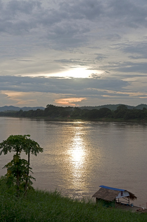 Mekong at sunset