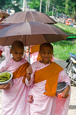 Young female monks
